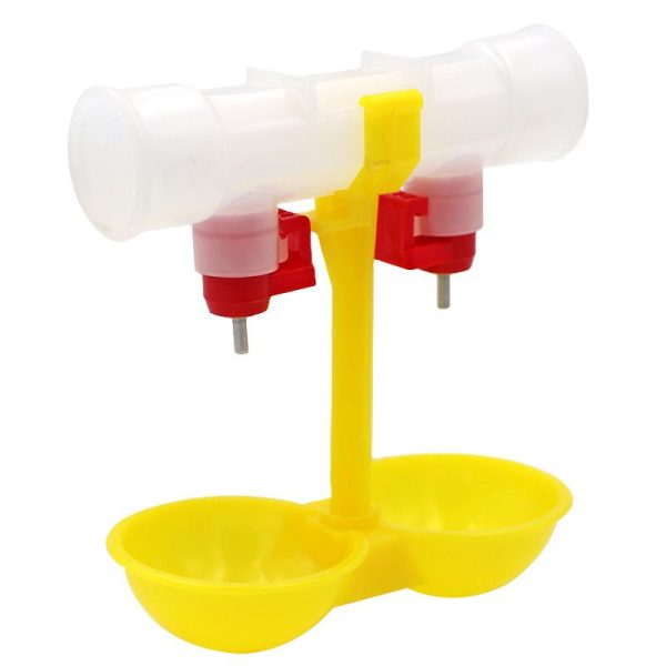 Poultry Cup Drinker Double Nipple Hanging Water Cup